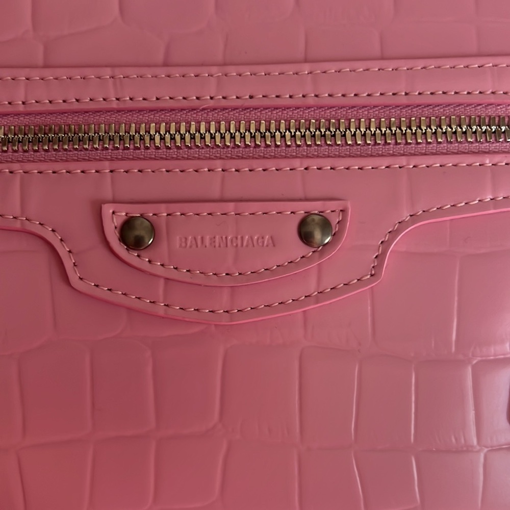 Neo Balenciaga croc embossed leather crossbody bag - Picture 13 of 15